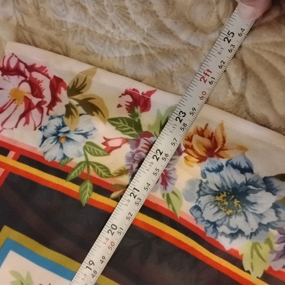 Jealous Tomato Woman's High Neck Floral Print Long Sleeve Blouse, Size: S - Picture 8 of 11